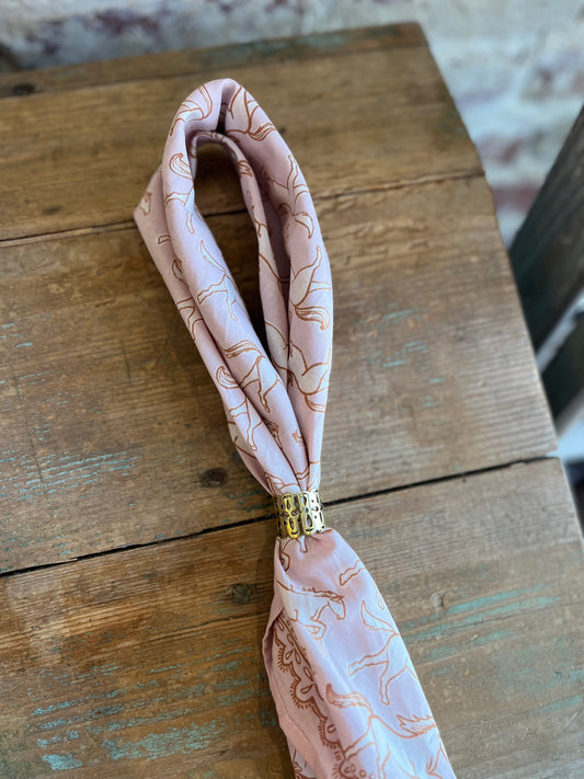 Tula Brass Bandana Slide