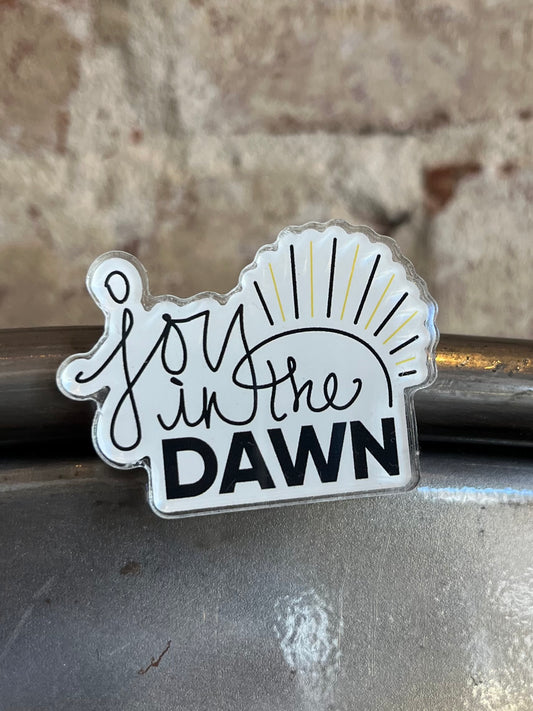 Joy in the Dawn Logo Magnet