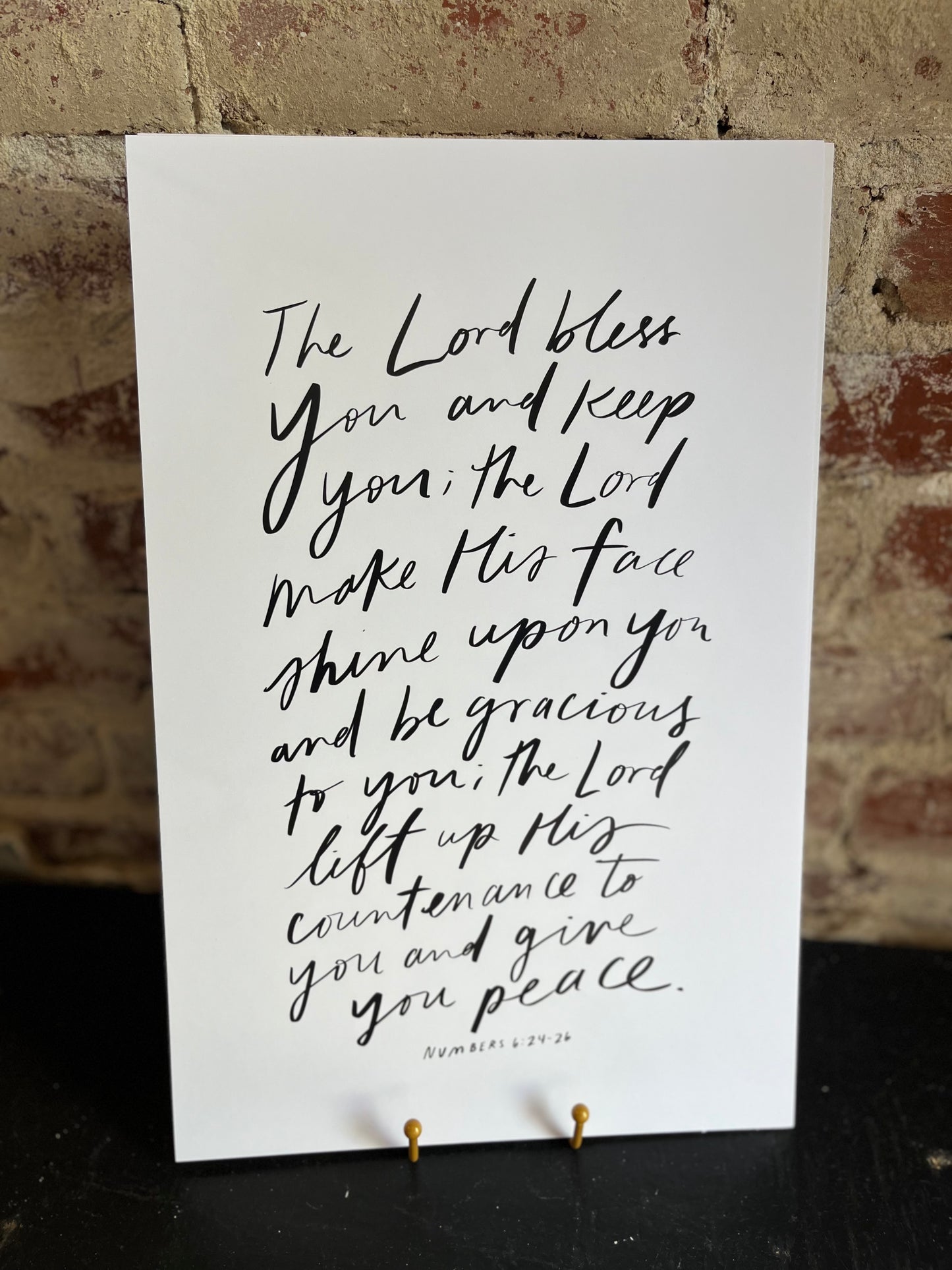 The Lord Bless You Print- 11x17"