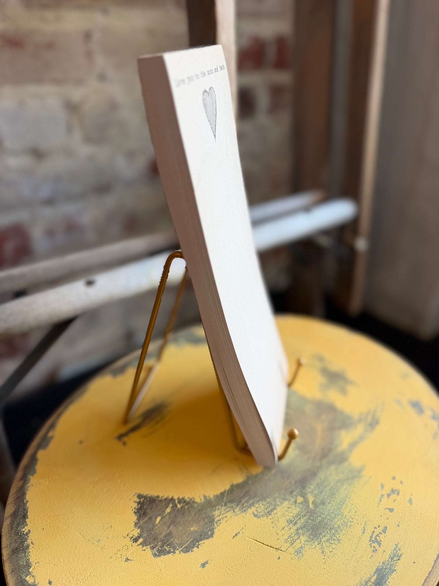 Heart To The Moon Notepad
