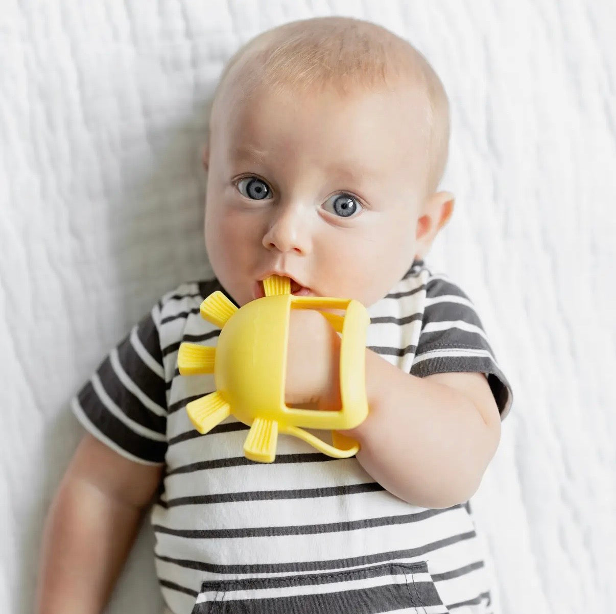Shine Bright Teething Mitt - Yellow