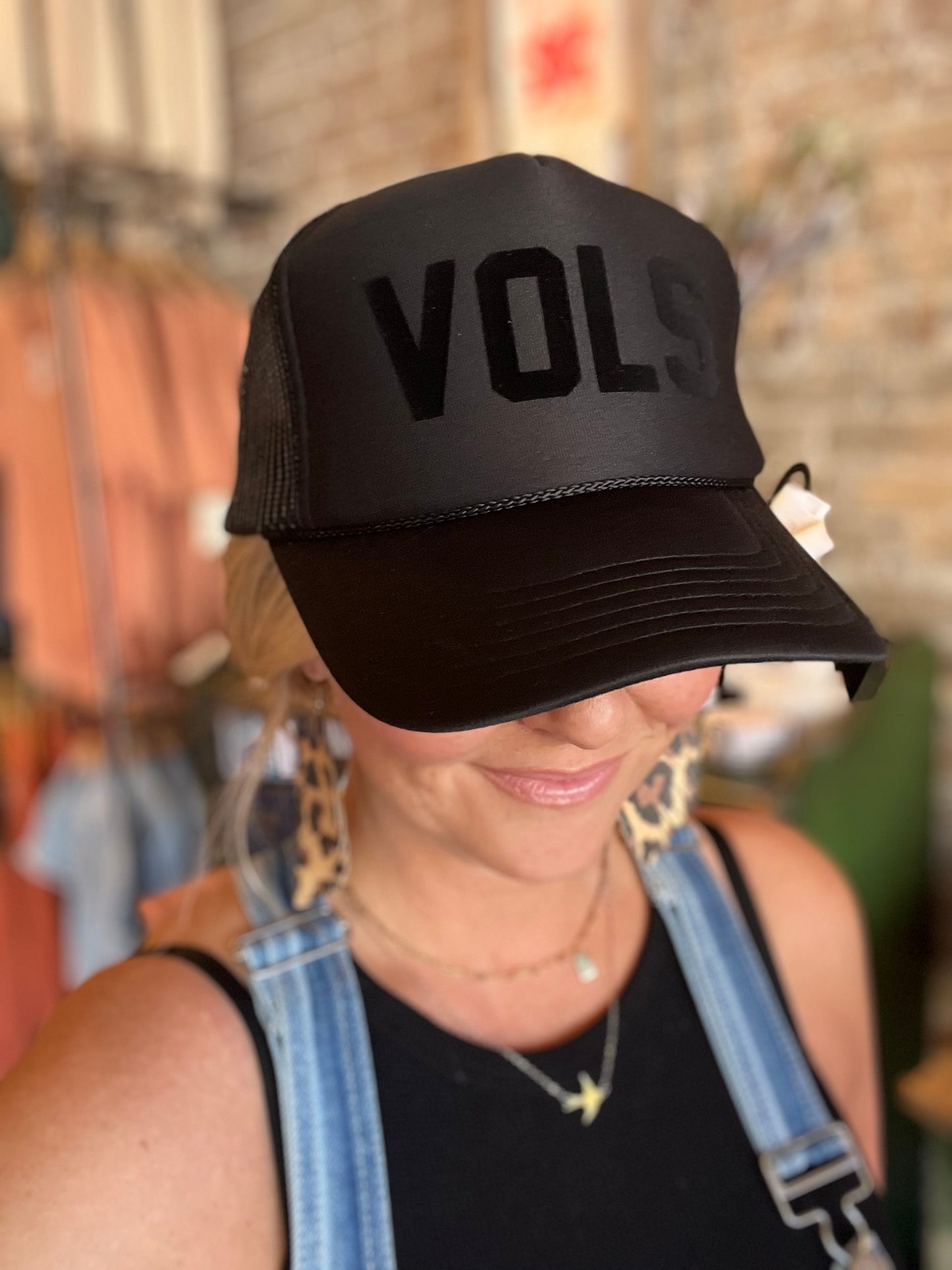 Vols Foam Trucker Hat- Black