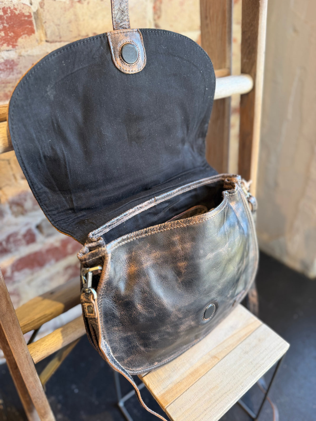Sequoia Leather Bag - Black Lux