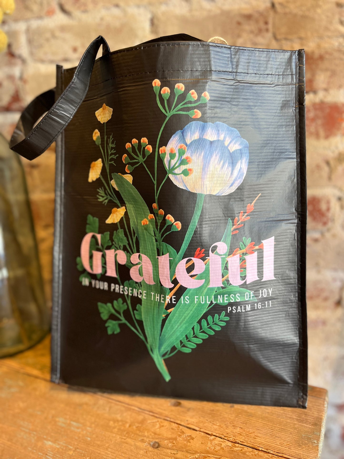 GRATEFUL Recycled Tote