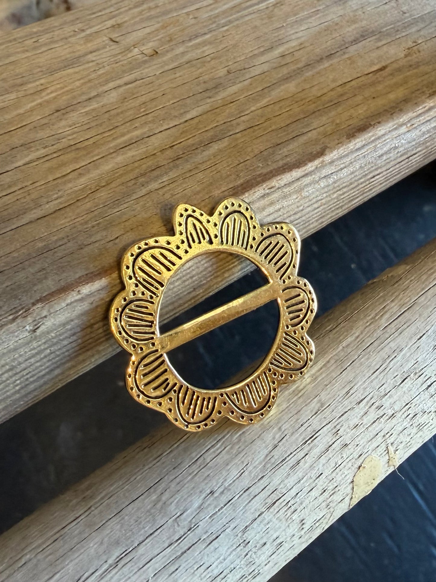 Monica Brass Bandana Slide