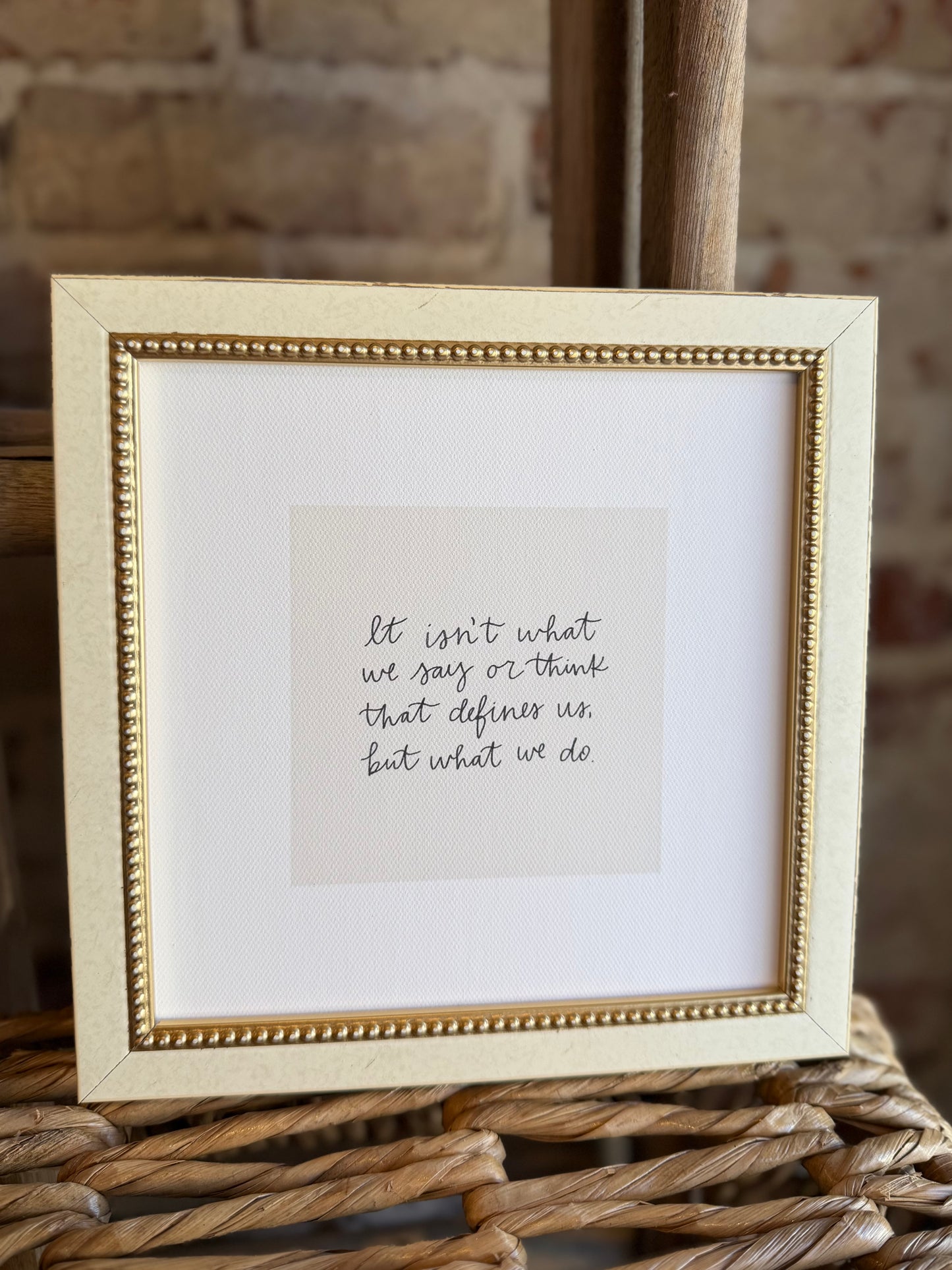 It Isn't Framed Antique Art - 8x8