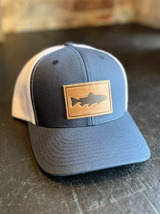 Trout Hat- Navy/White