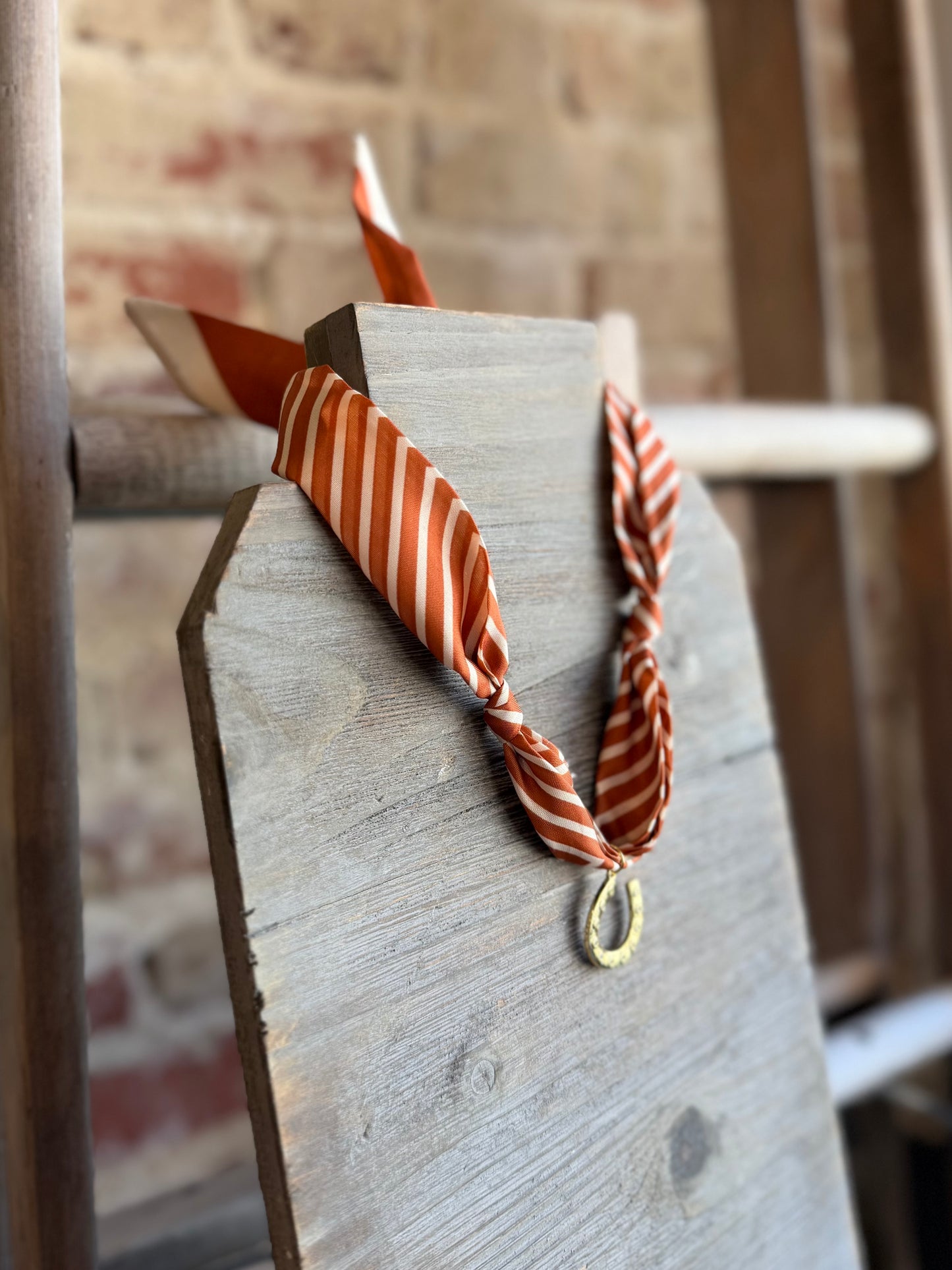 Horseshoe Scarf Necklace