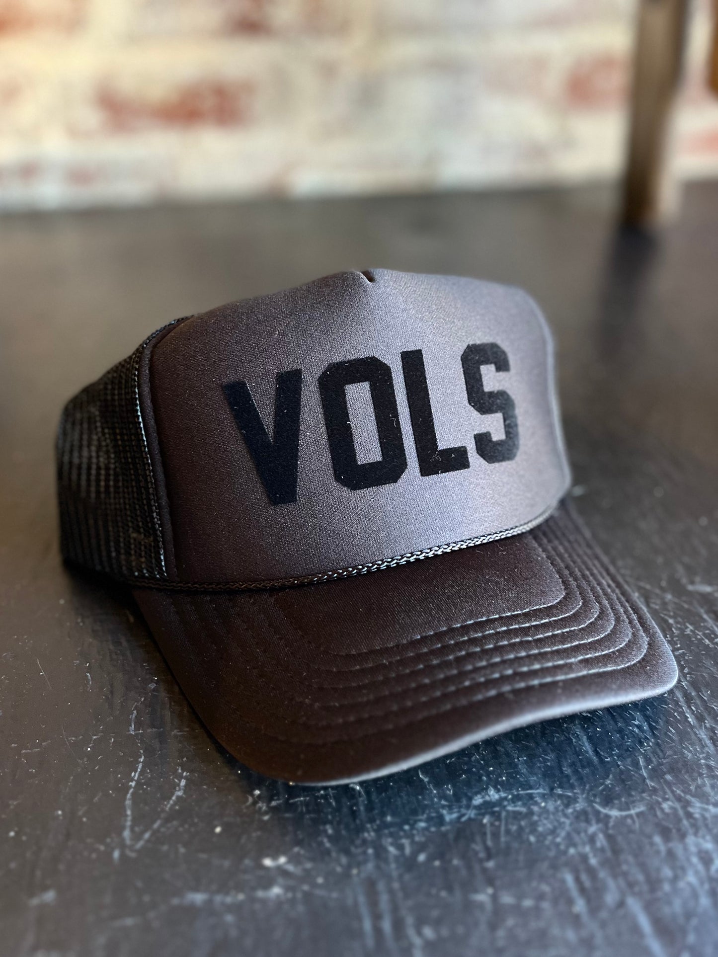 Vols Foam Trucker Hat- Black