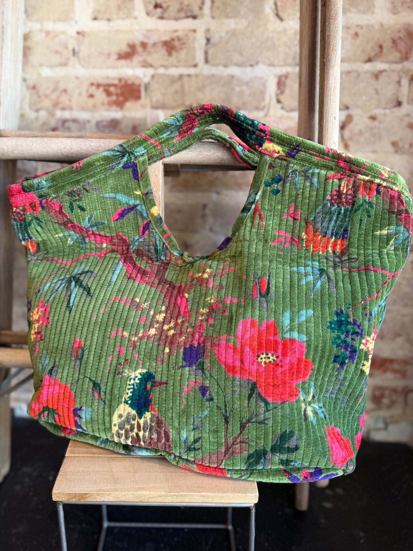 Velvet Luna Bag- Green