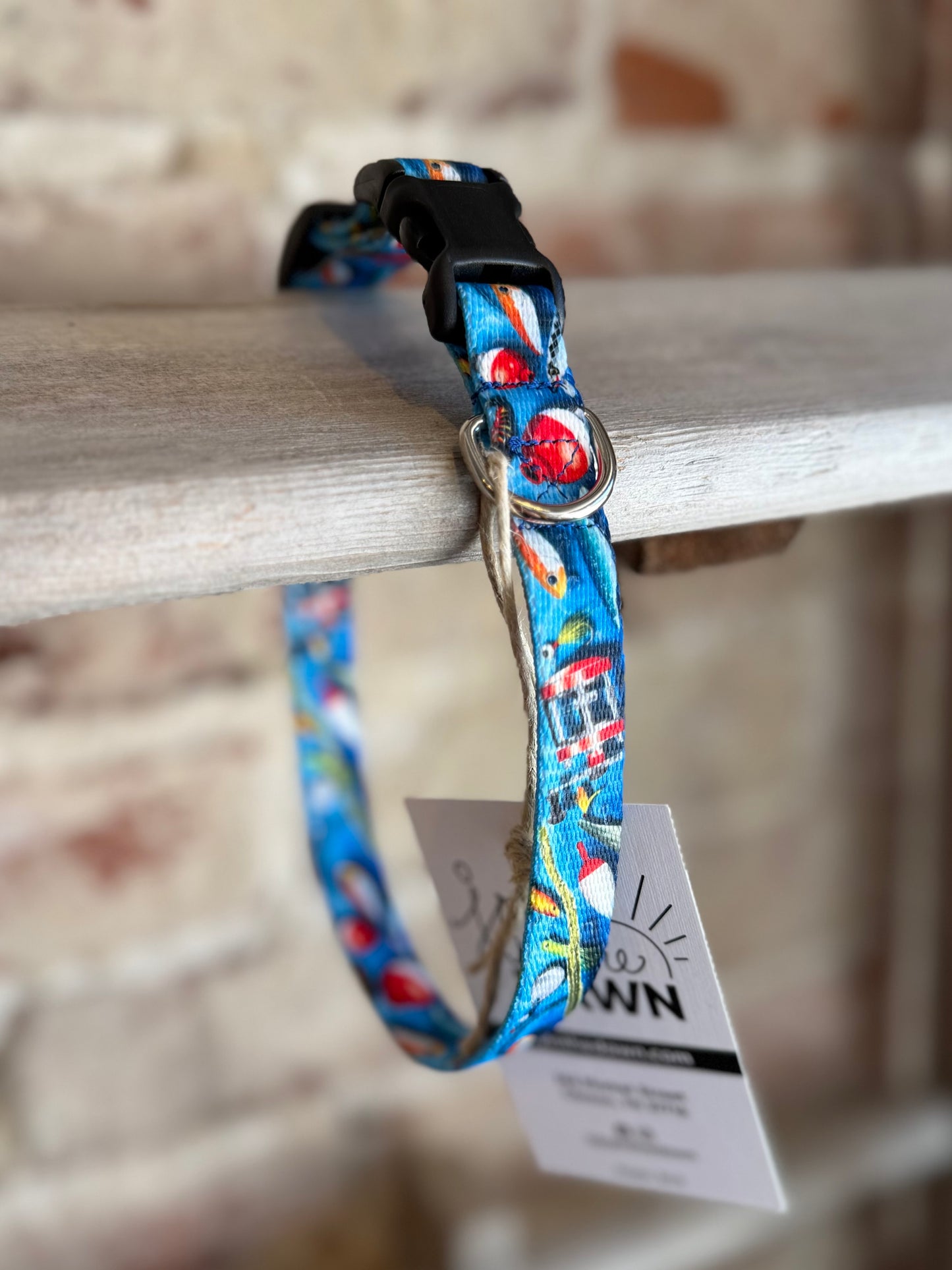 Fishing Lure Narrow Pet Collar