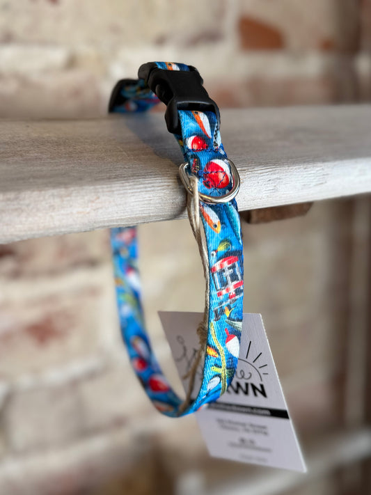 Fishing Lure Narrow Pet Collar