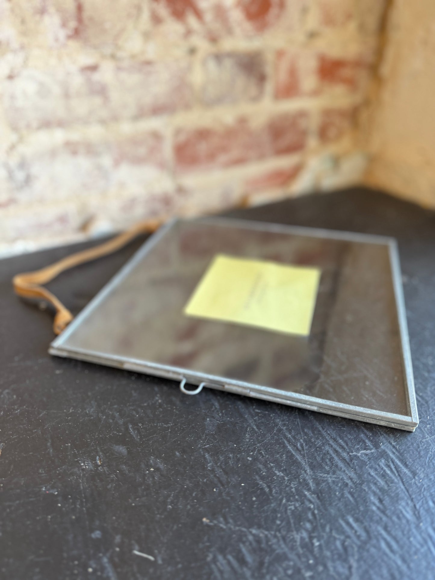 Glass and Metal Wall Frame - 10x10"