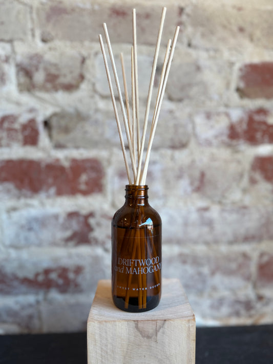 Drift Wood and Mahogany Reed Diffuser - Amber