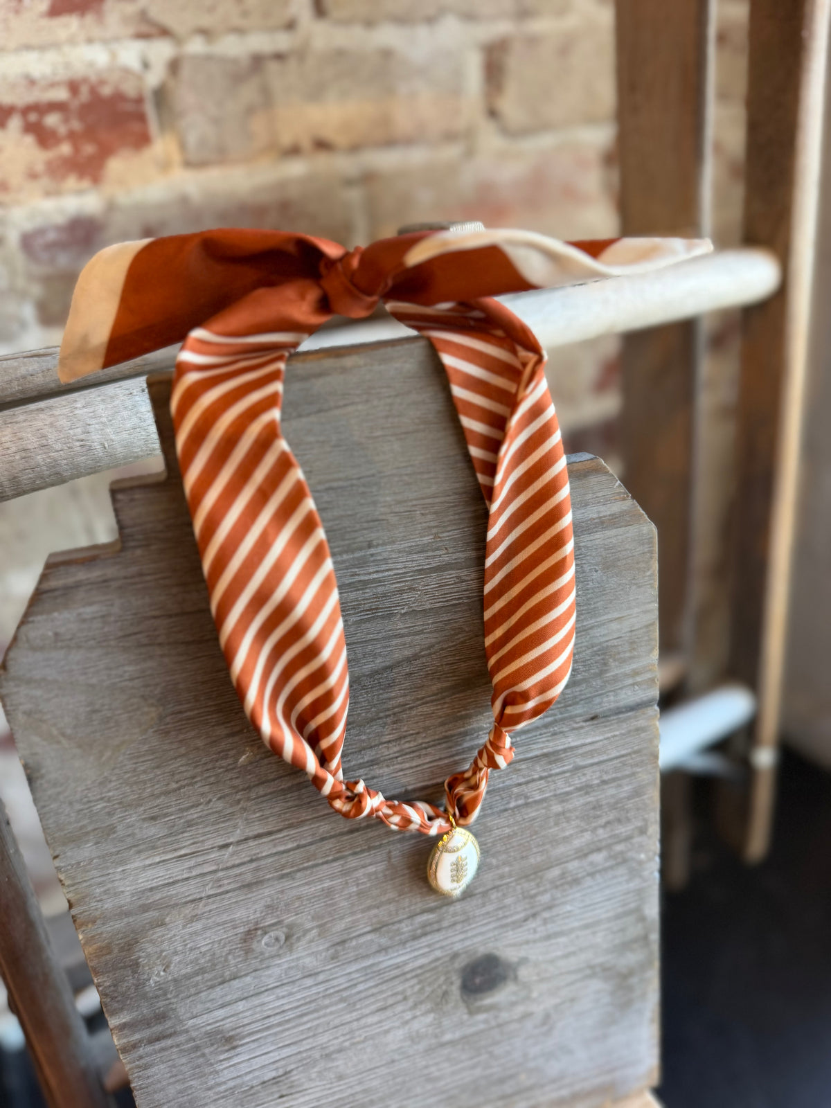 Game Day Football Scarf Necklace