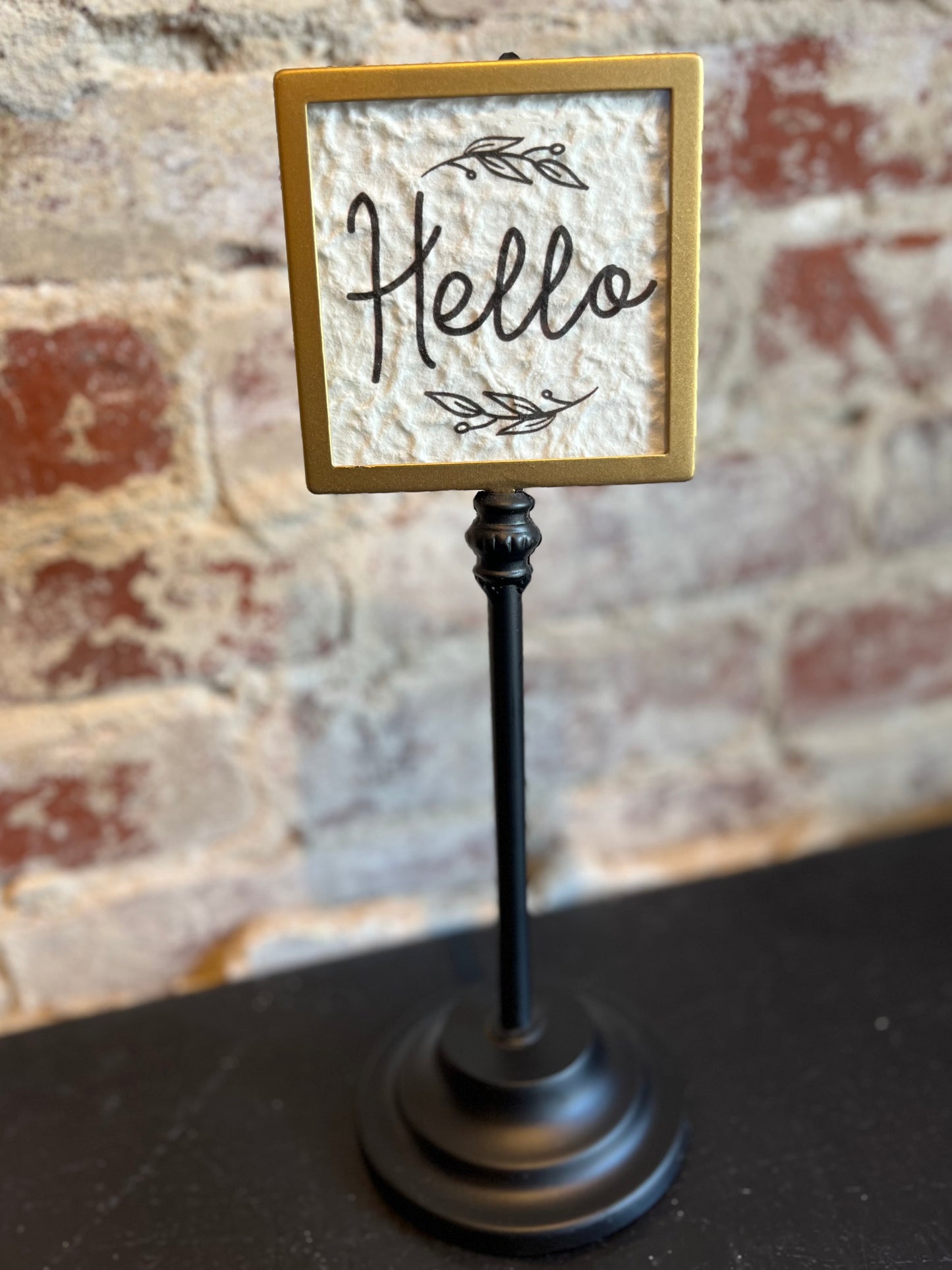 Hello Sign/ Picture Frame