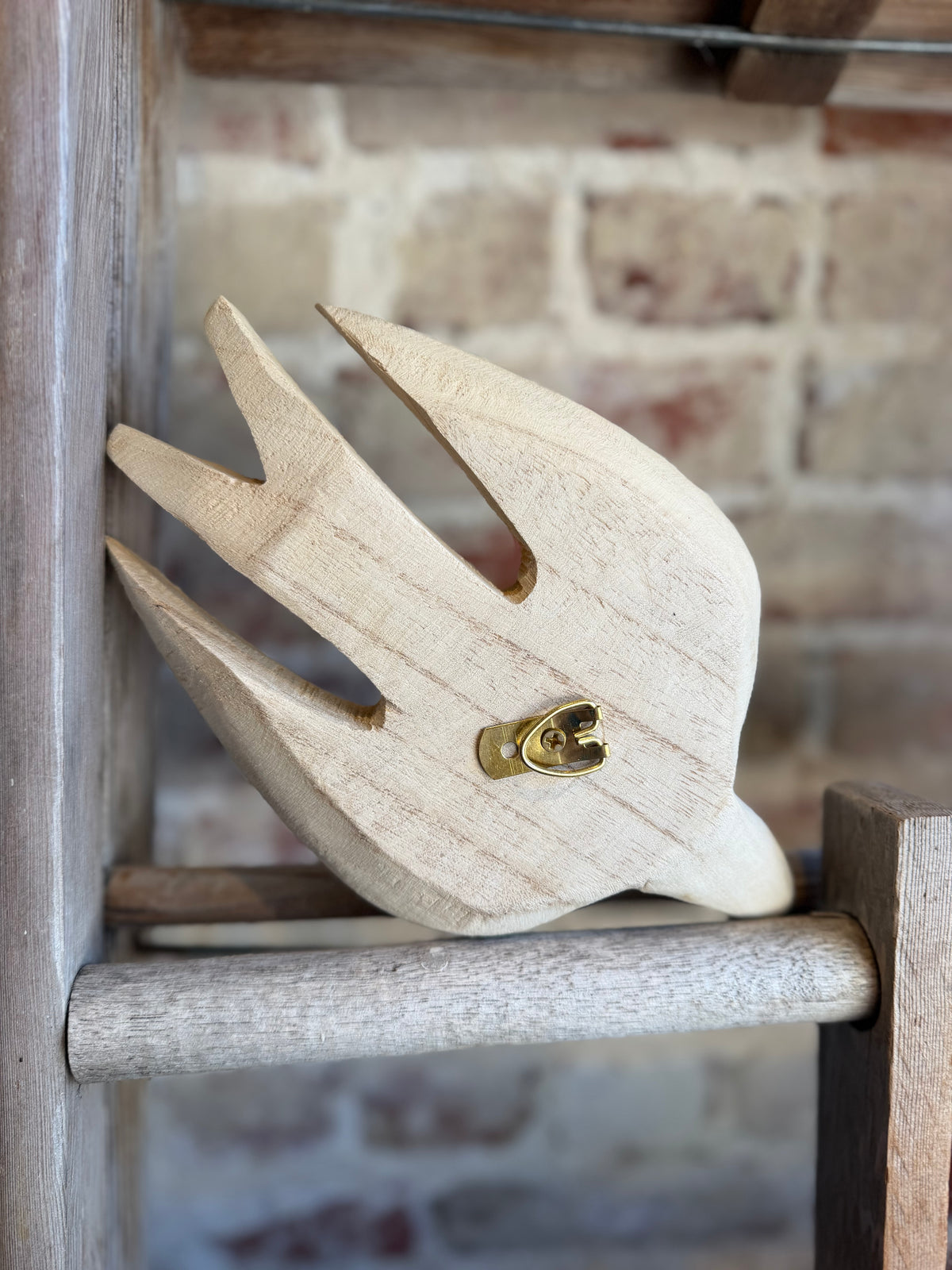 Hand Carved Wooden Bird- Medium