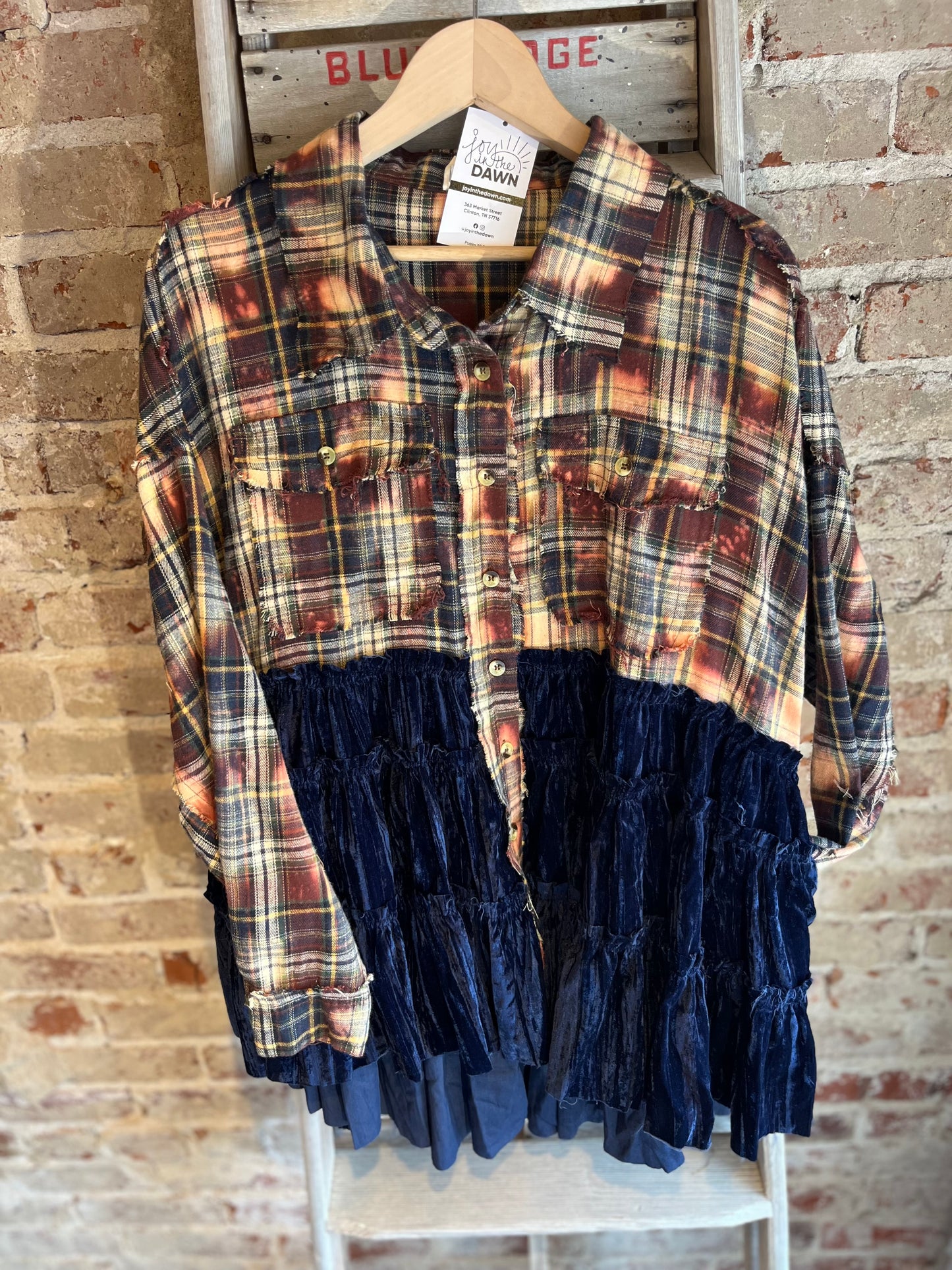 Velvet & Flannel Top