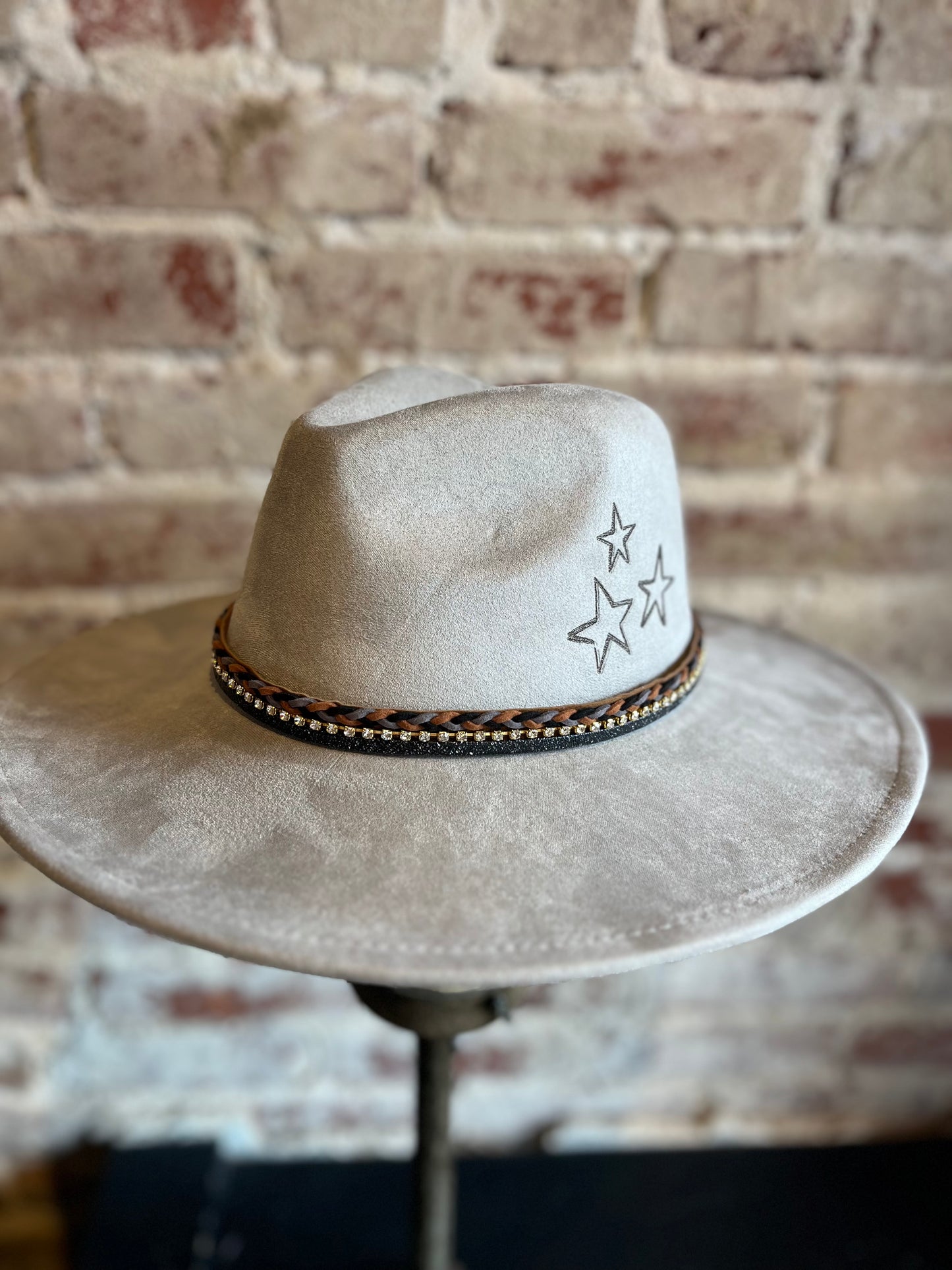 Burnt Star Rancher Hat- Grey