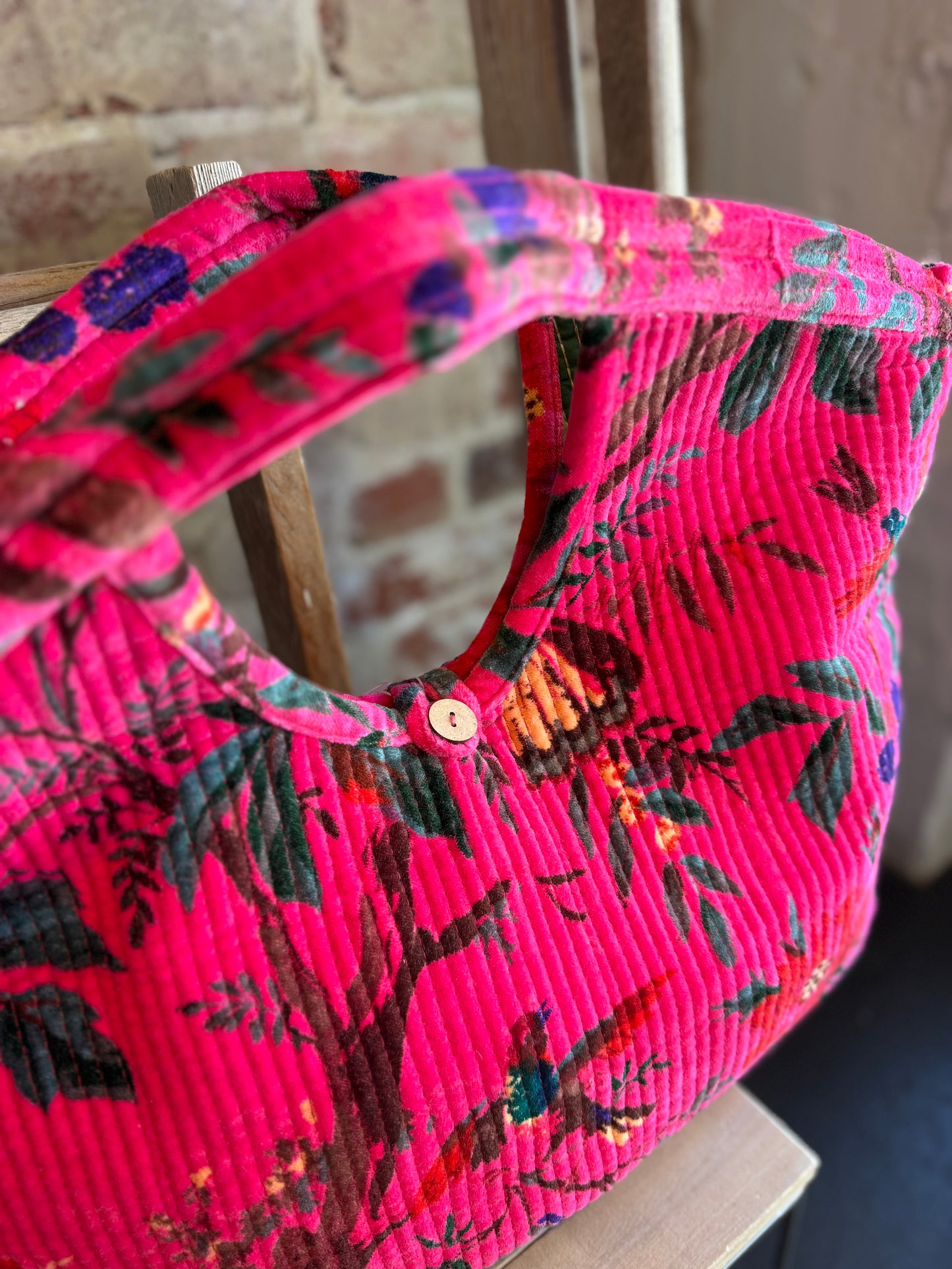 Velvet Luna Bag- Hot Pink
