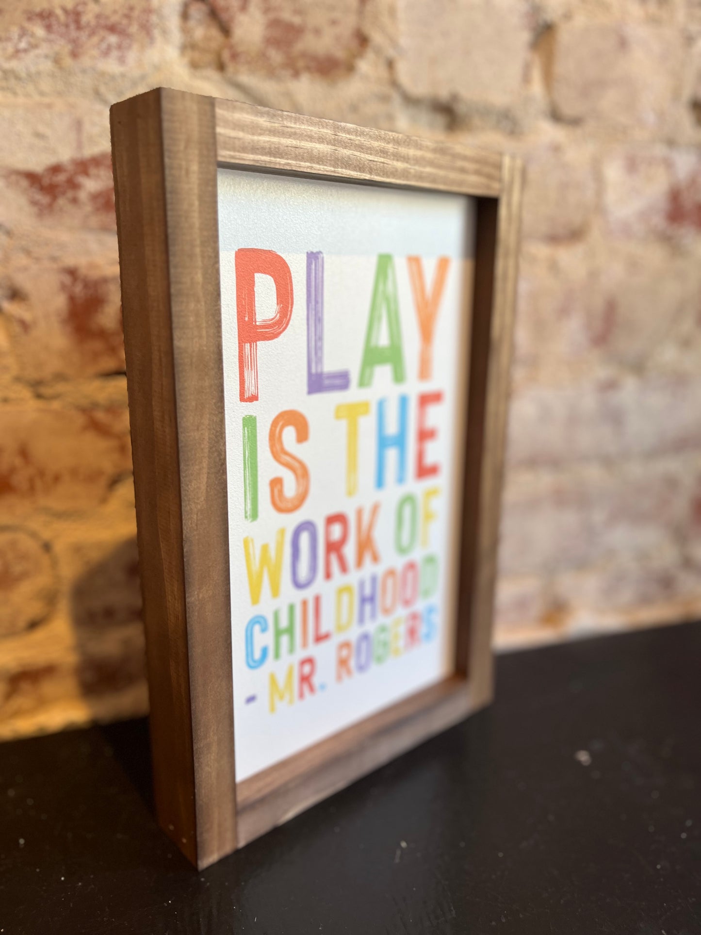 Play Is the Work Wall Art