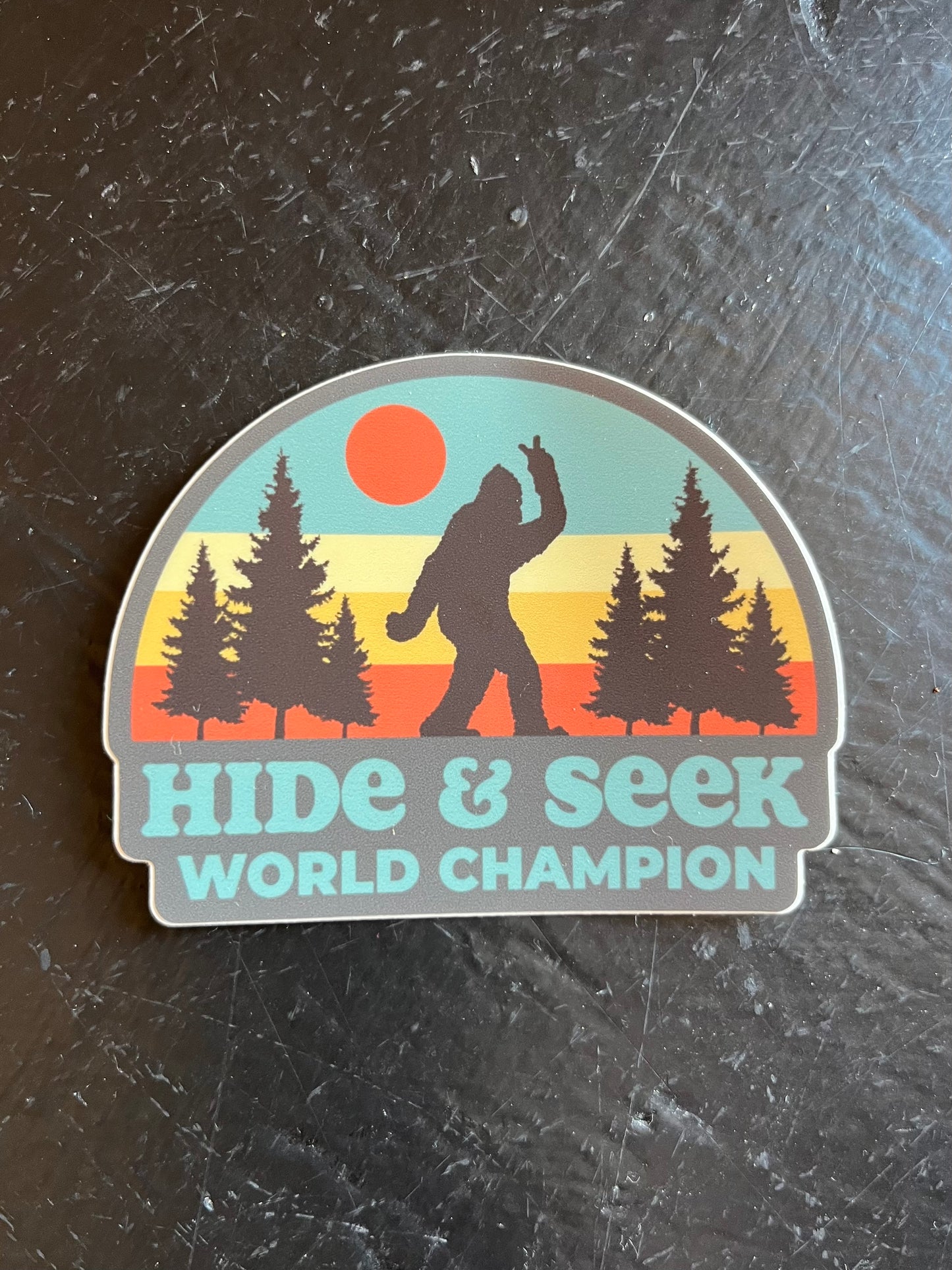 Hide and Seek Champion Sticker