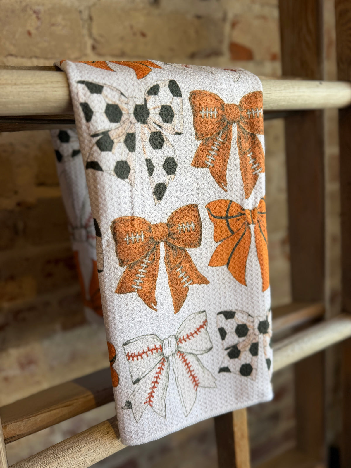 Sports Bow Double-Sided Hand Towel