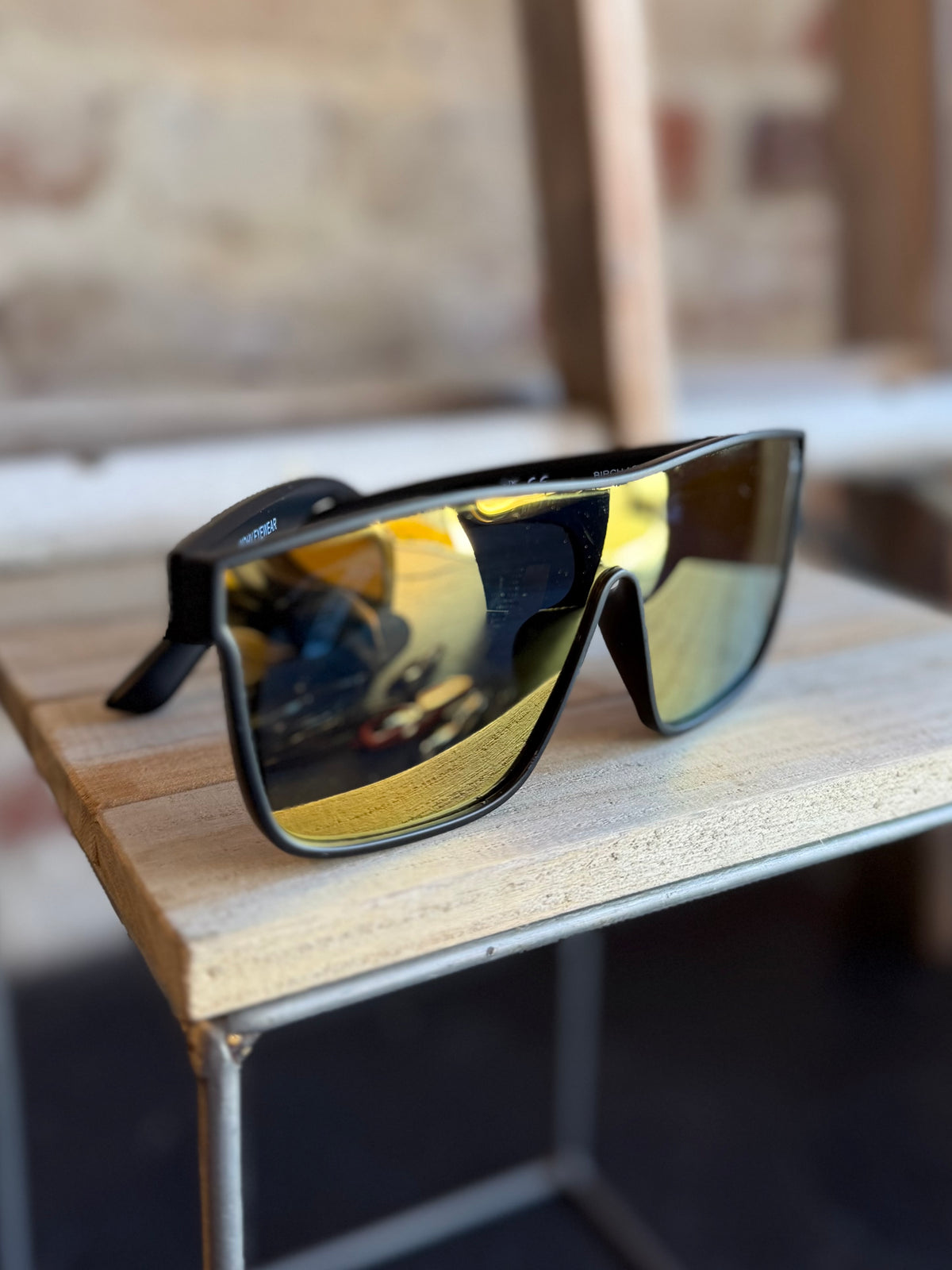 Birch Rose Gold Oversized Sunglasses