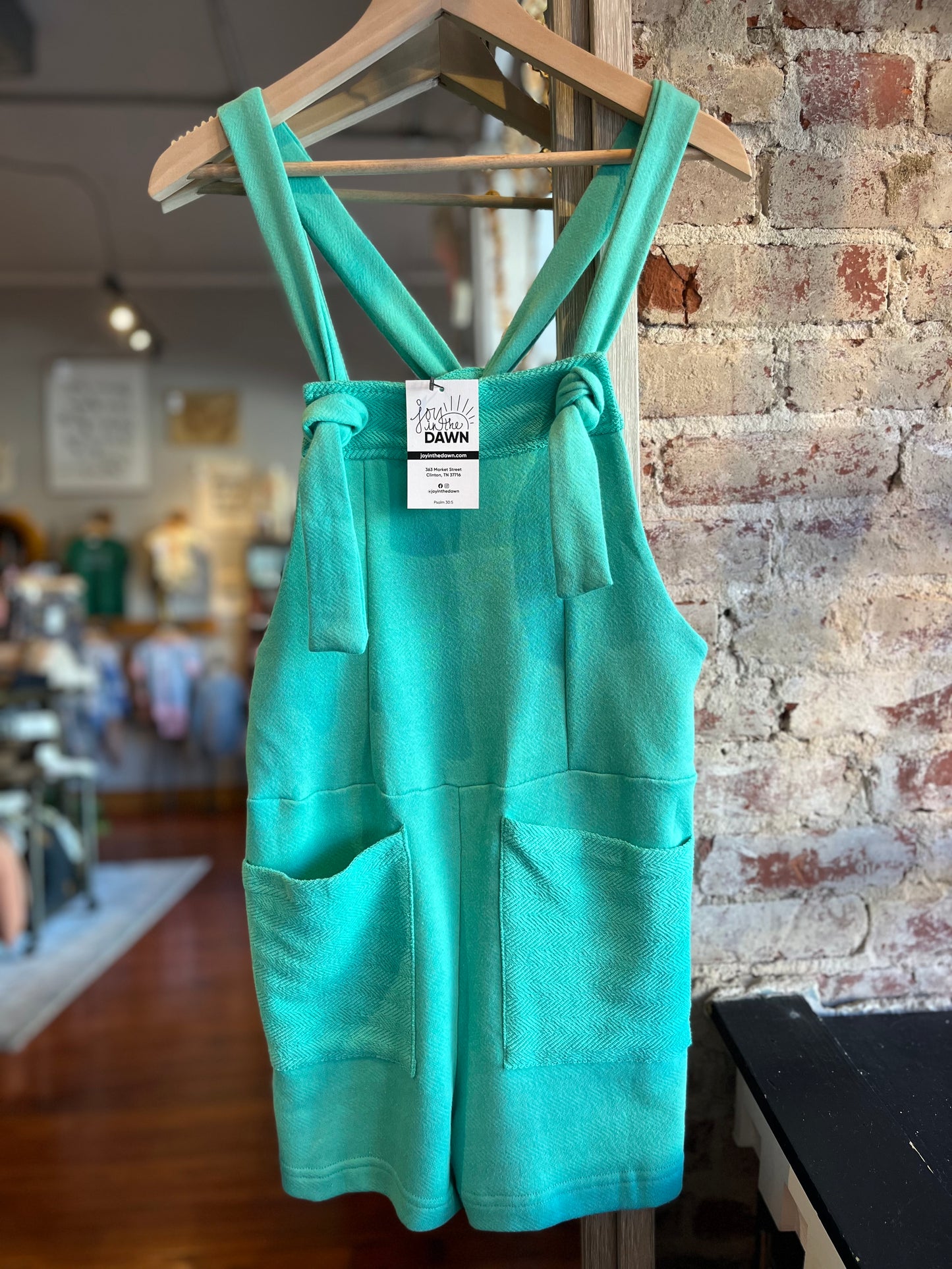 Daile Knotted French Terry Romper