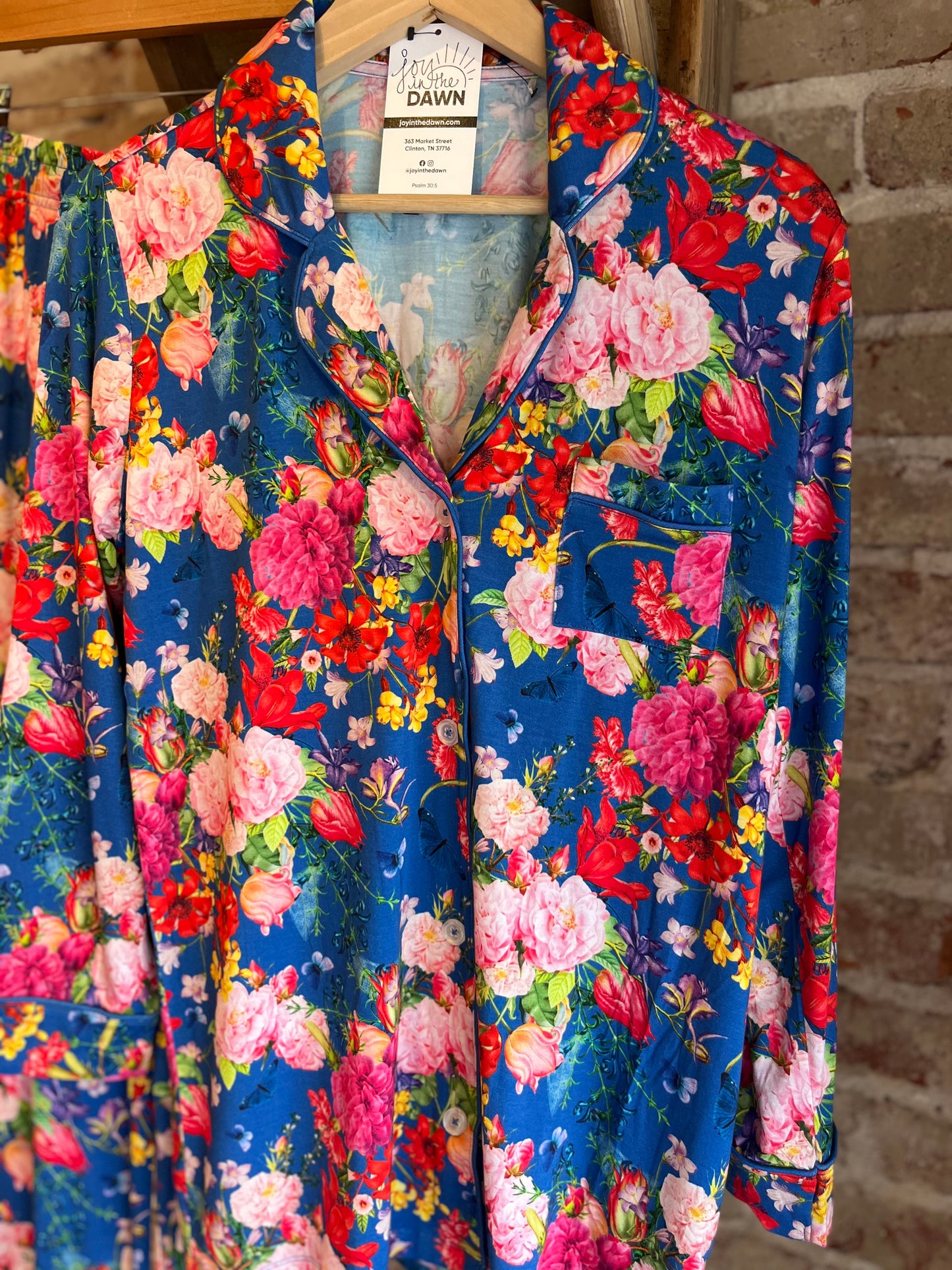 Floral Bamboo Pajamas- Adult