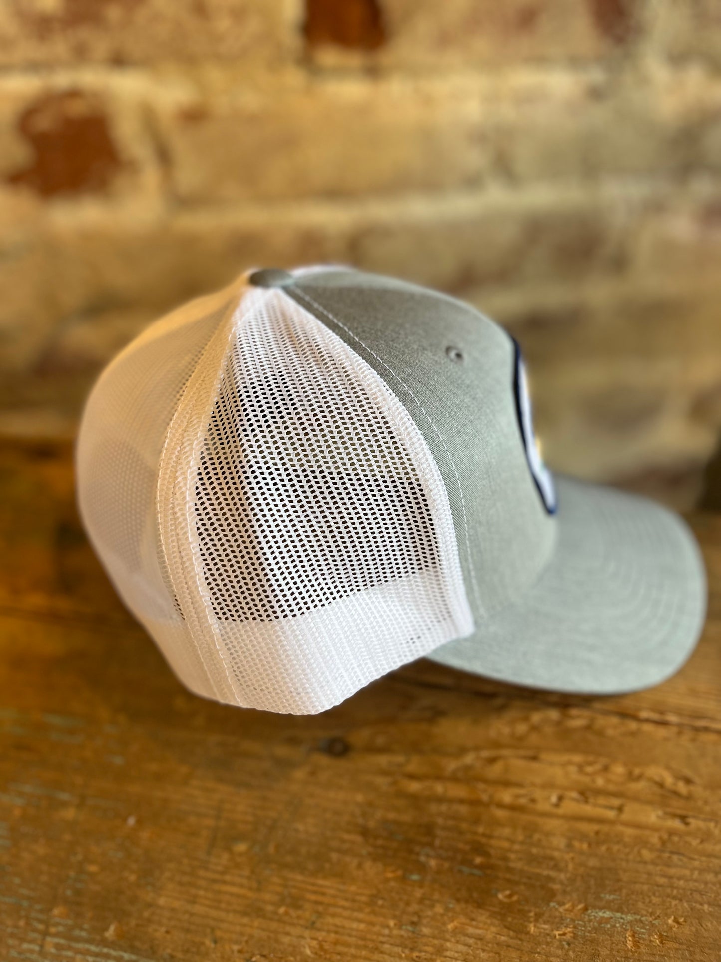 Norris Lake Sunset Hat- Gray/White