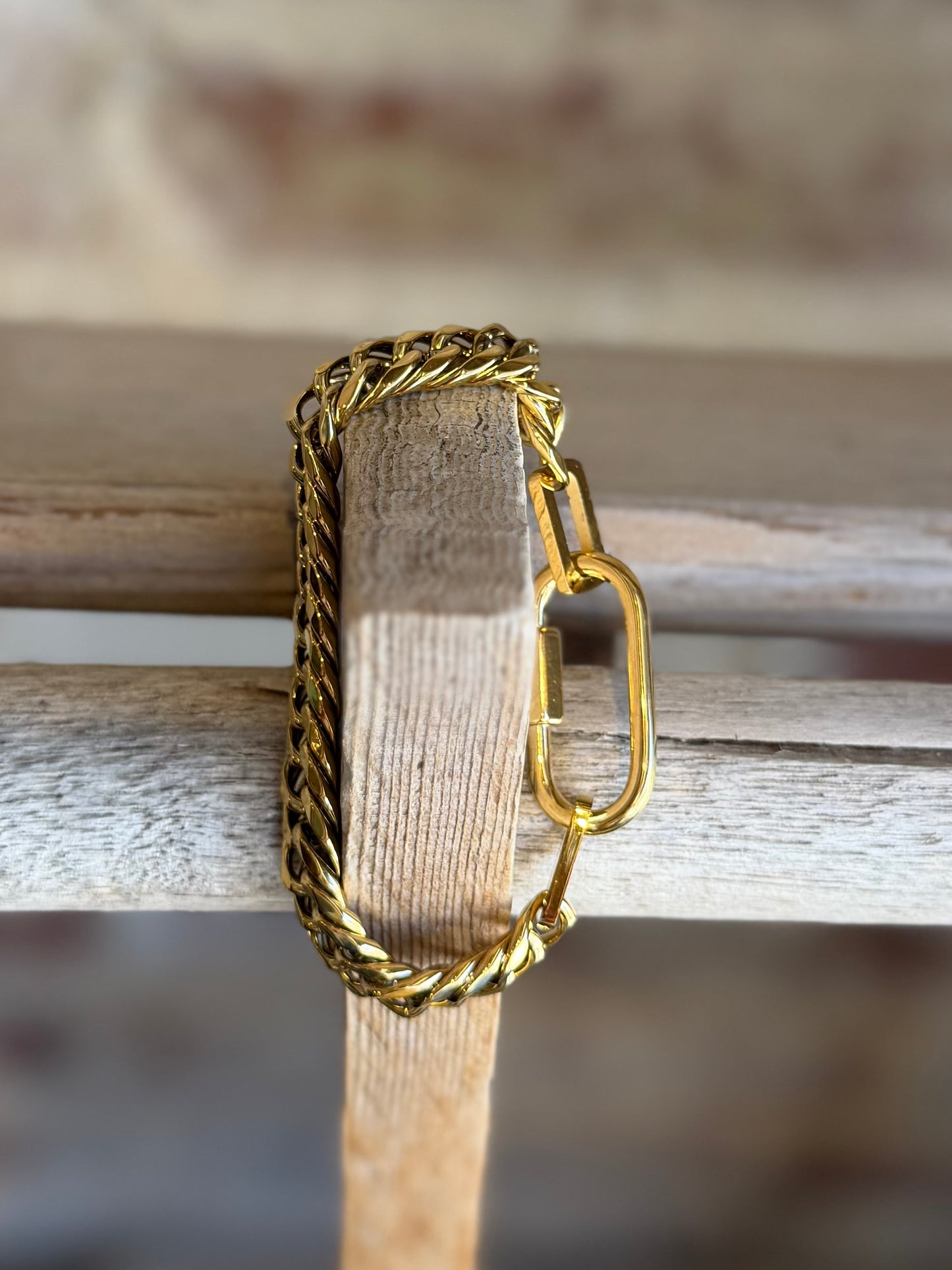 Harlow Gold Chain Bracelet- Waterproof