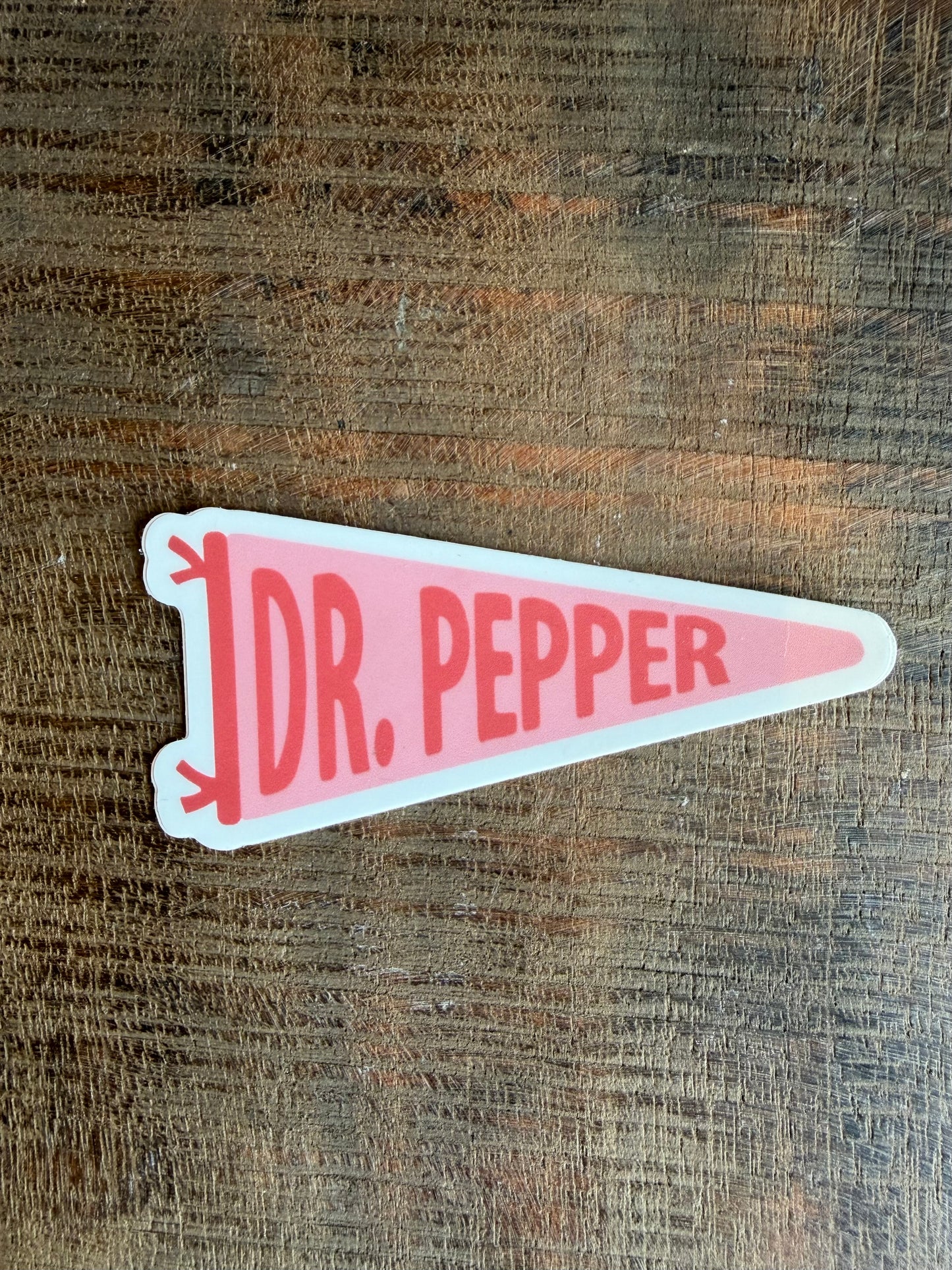 Dr. Pepper Banner Sticker