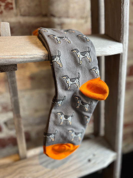 Tennessee Smokey Dog Men's Crew Socks