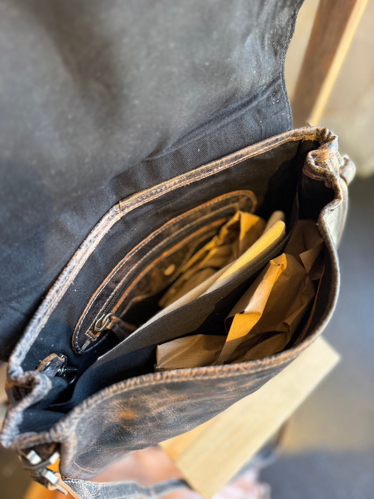 Sequoia Leather Bag - Black Lux