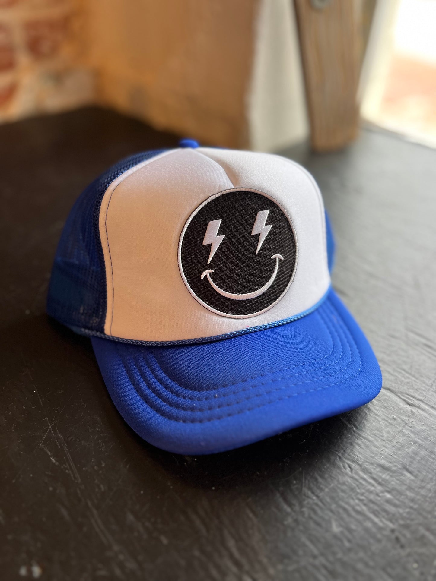 Bolt Smiley Trucker Hat- Kids