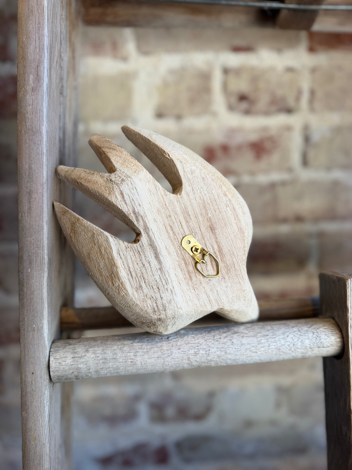 Hand Carved Wooden Bird- Small