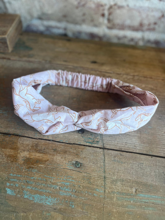 Horses Cotton Headband
