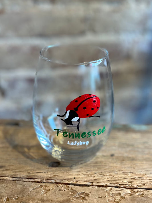 TN State Insect-Hand Painted Glass