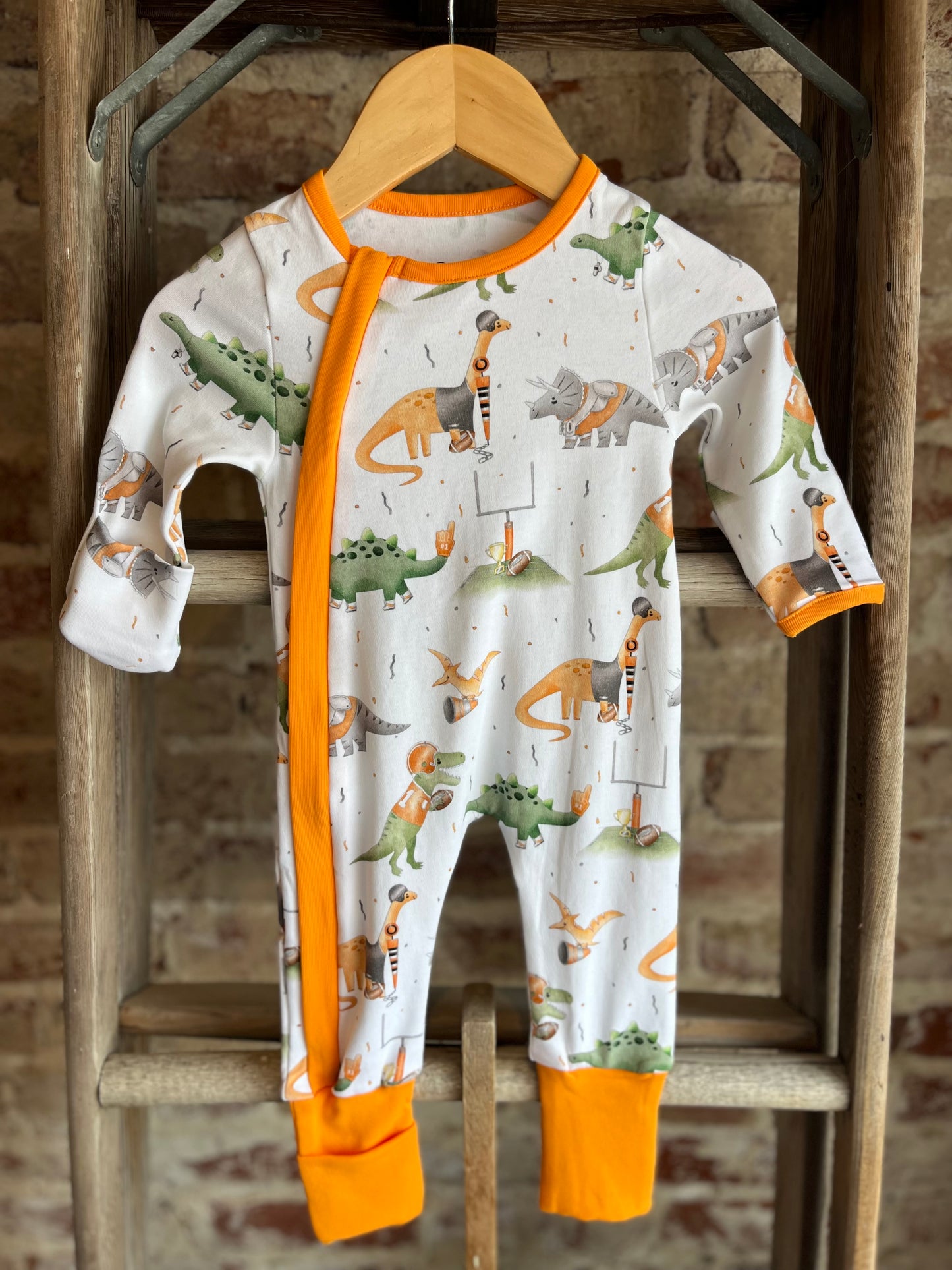 TN Dino Football Onesie