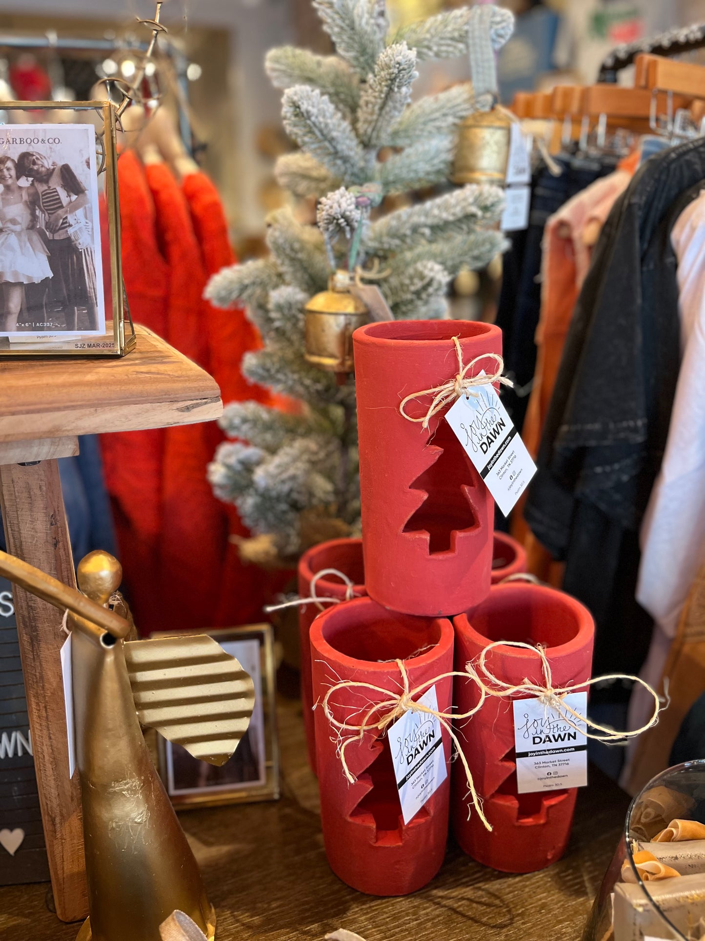 Clay Christmas Tree Luminary
