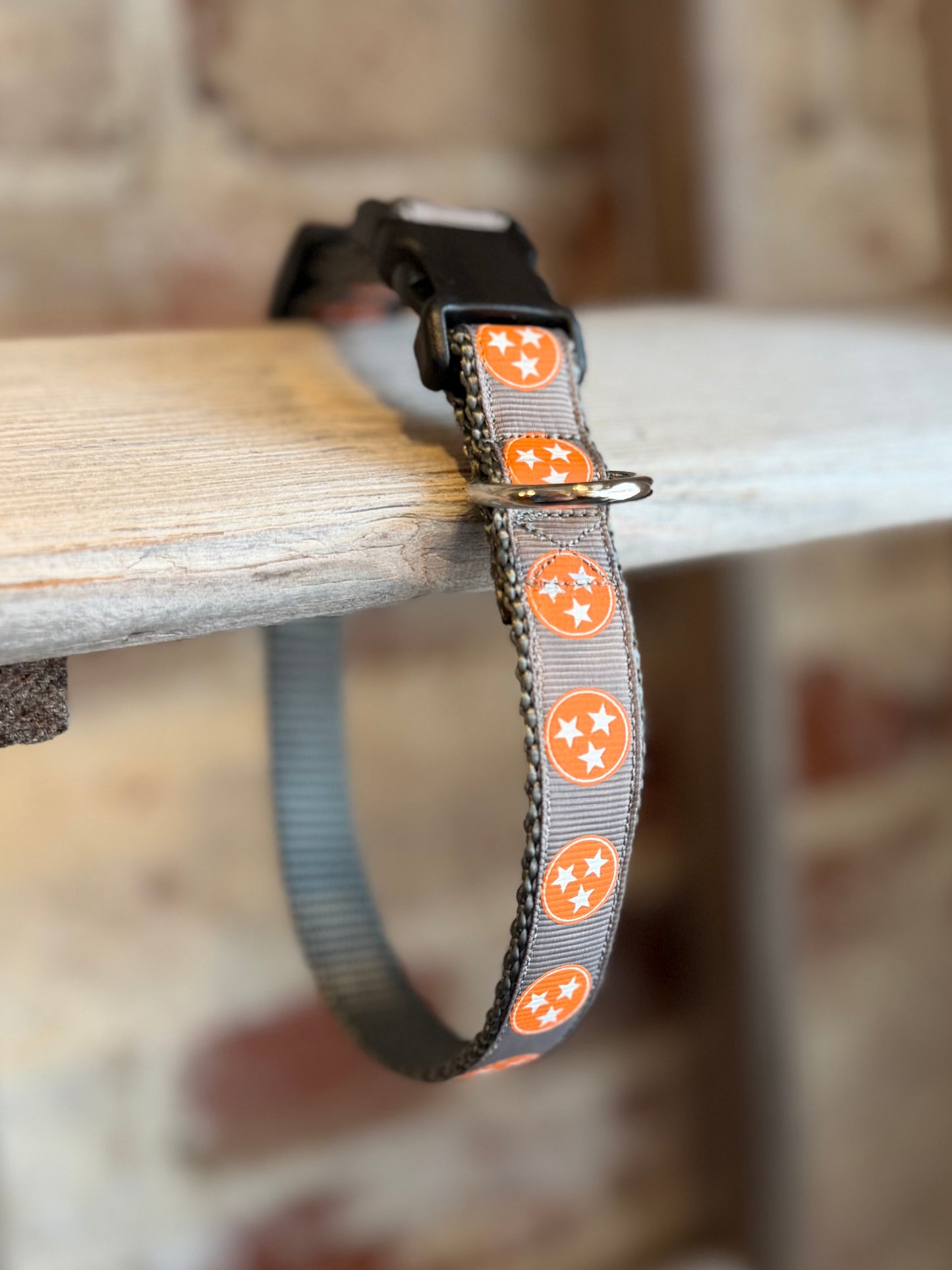 TriStar Narrow Pet Collar- Gray