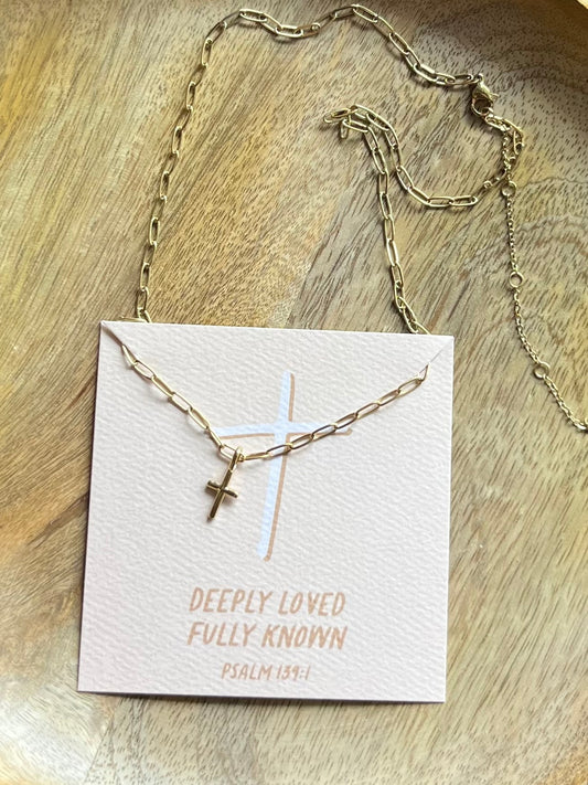 Deeply Loved Fully Known Charm Necklace