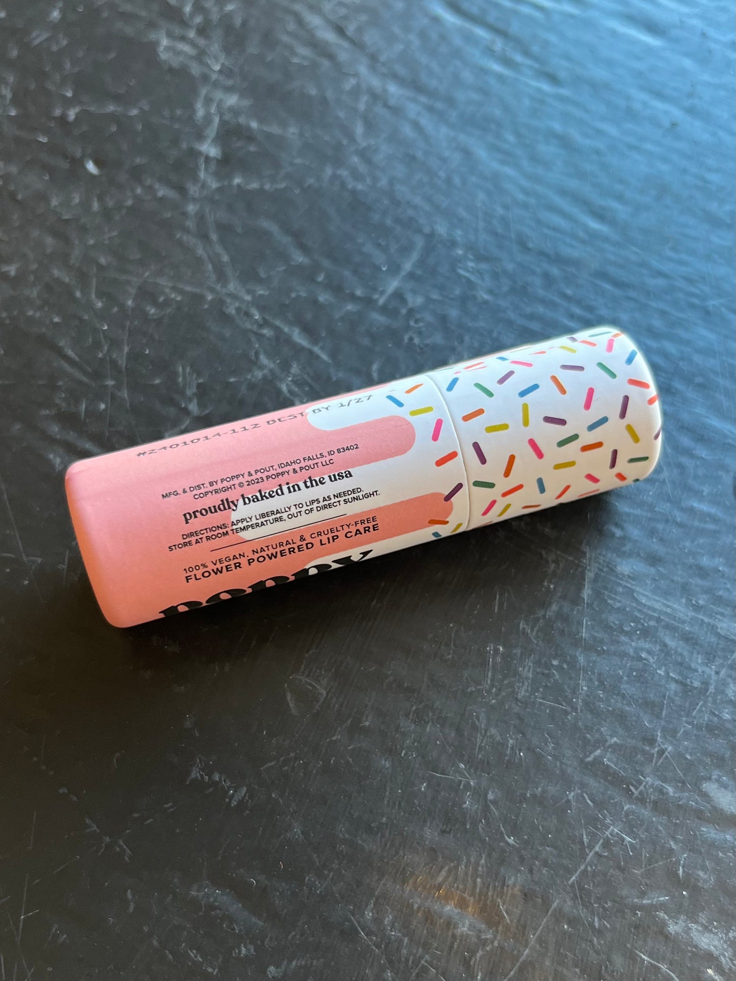 Pink Birthday Confetti Cake- Lip Balm