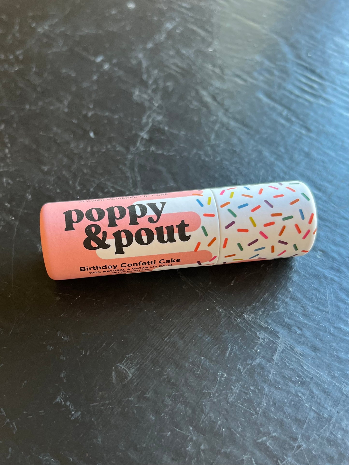 Pink Birthday Confetti Cake- Lip Balm