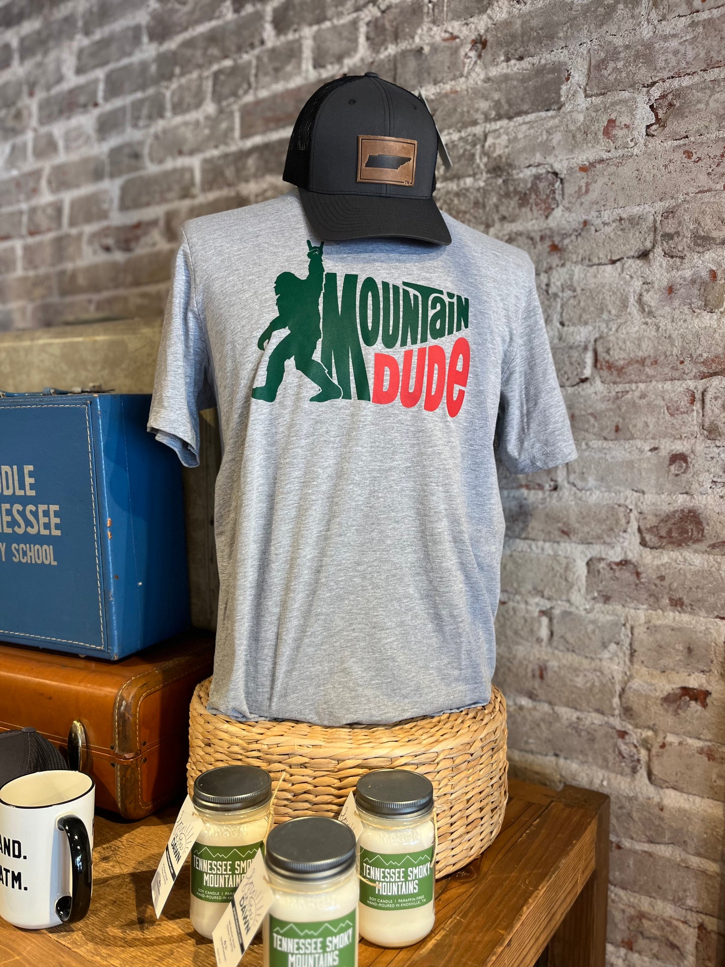 Mountain Dude Tee- Grey