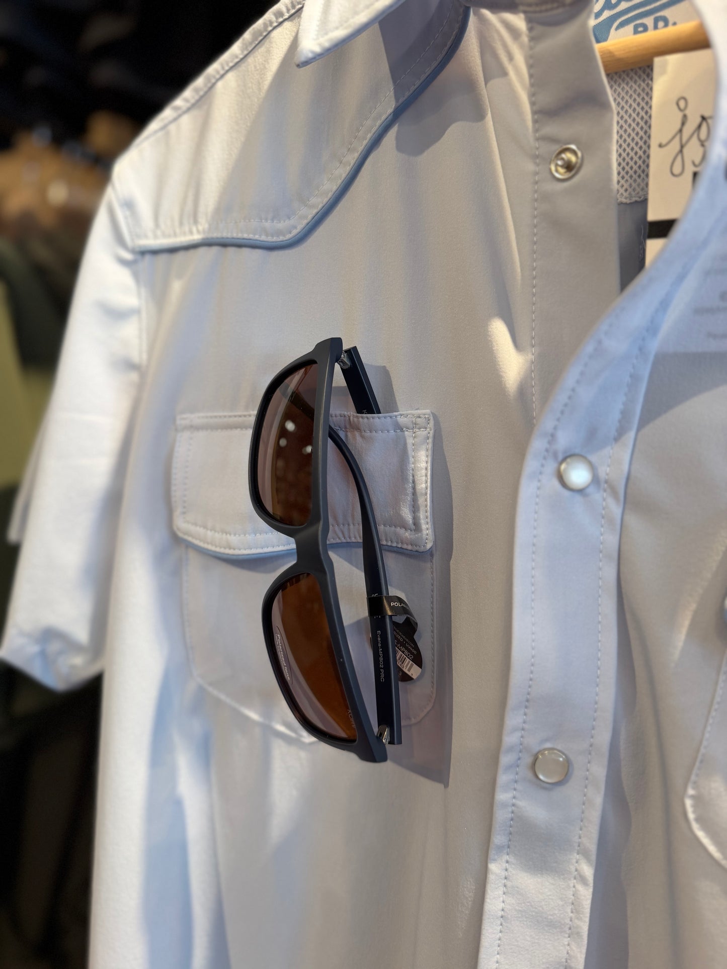 Men’s Pearl Snap Shirt -Blue