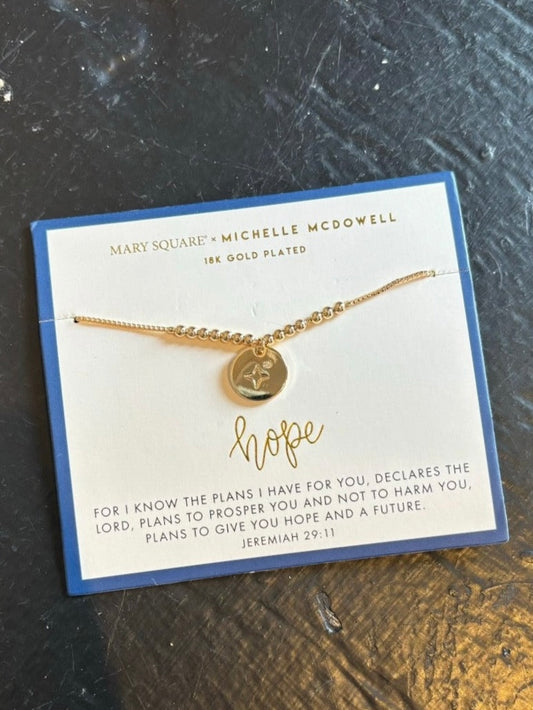 Hope Bracelet - 18k Plated Gold