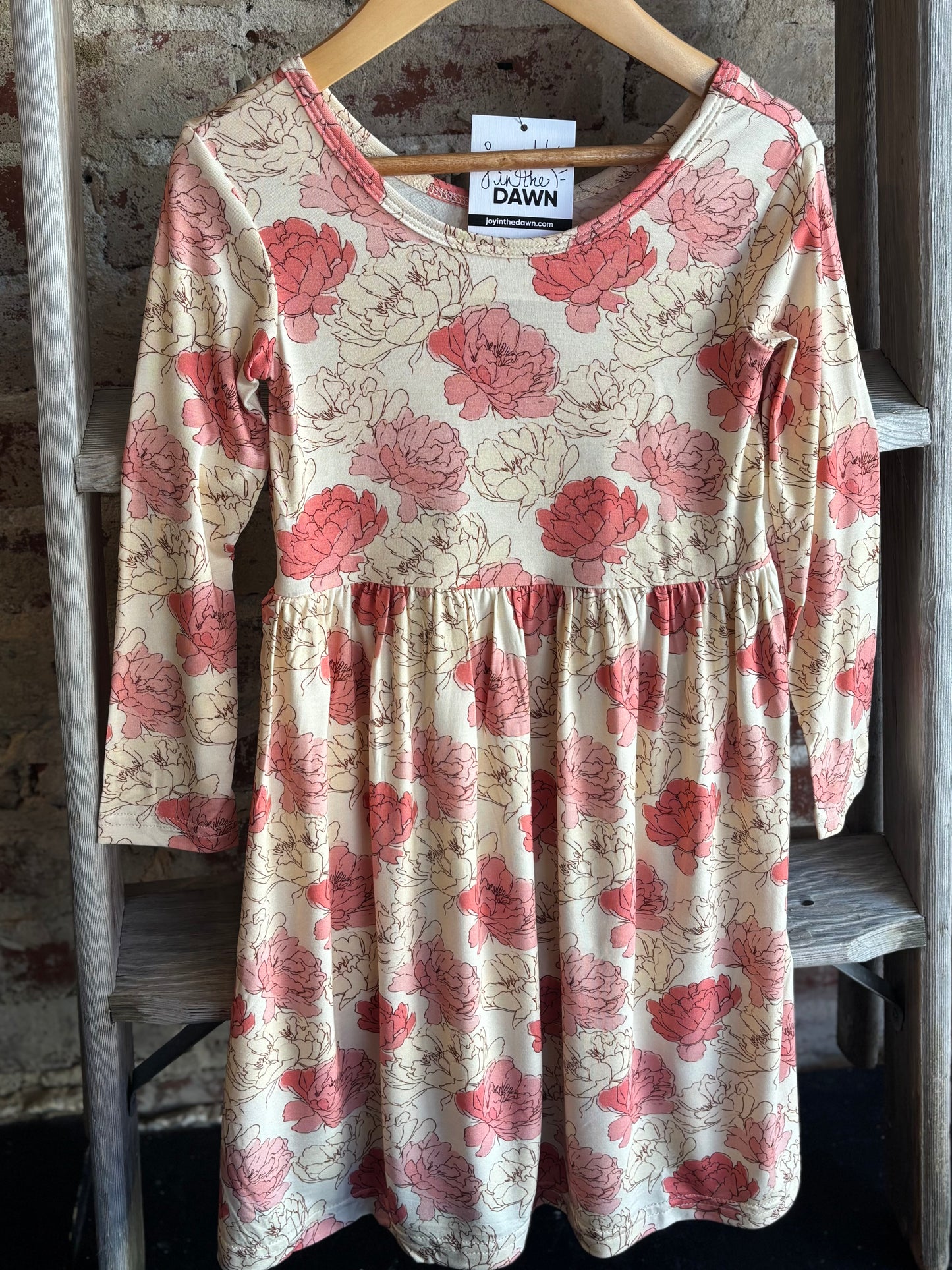 Peony Bamboo Dress - Pink