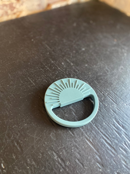 Sunburst Teether- Teal